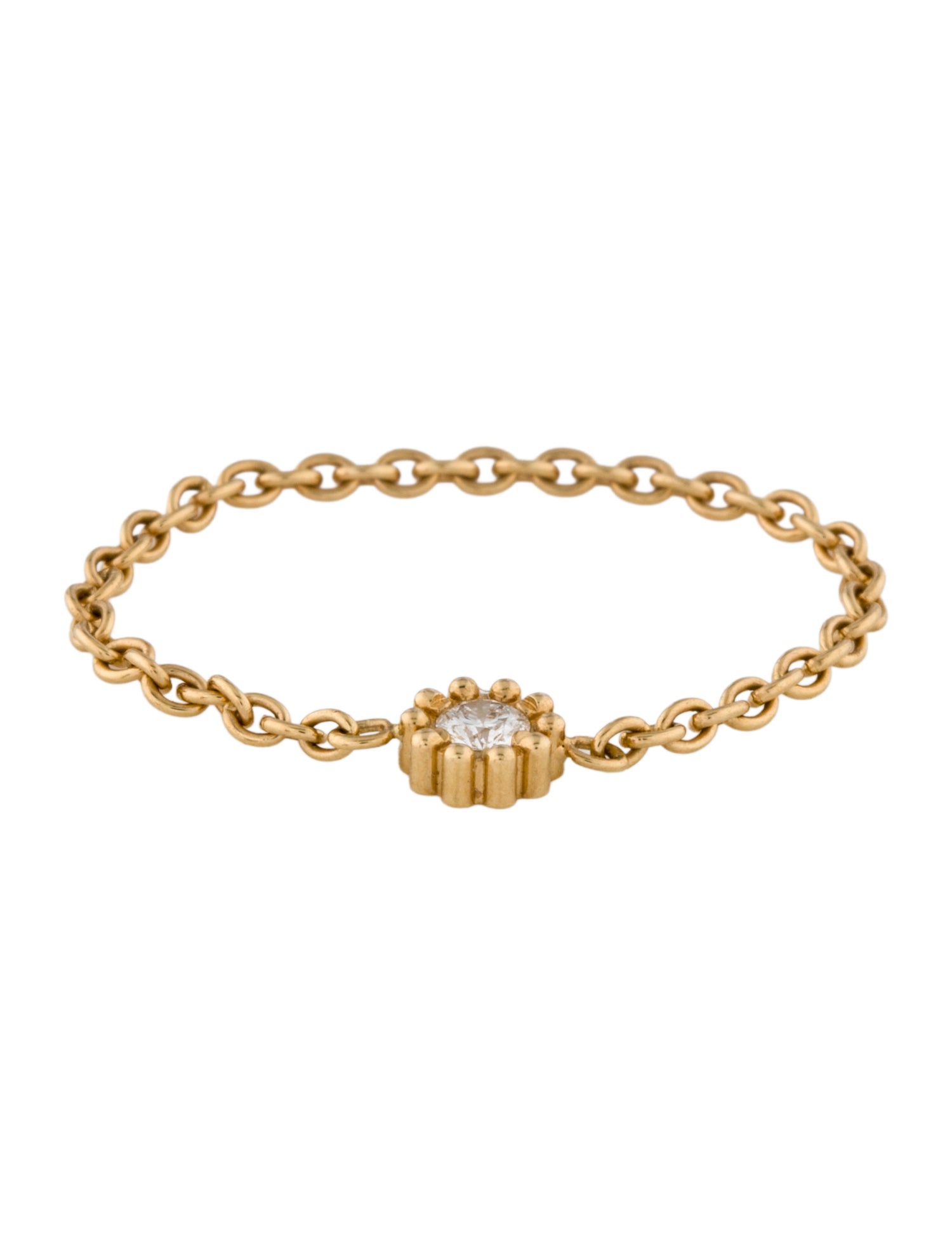 Christian Dior 18K Diamond Mimirose Ring